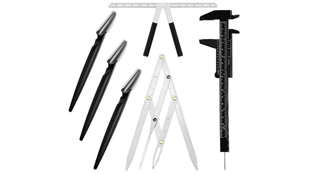 eyebrow microblading ruler