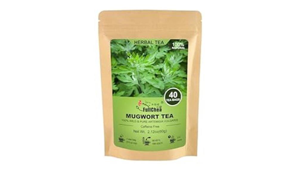 forty mugwort tea bags