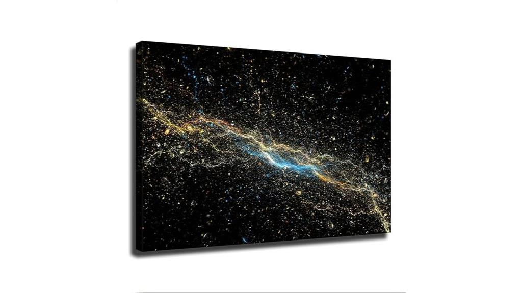 fractal lightning energy poster