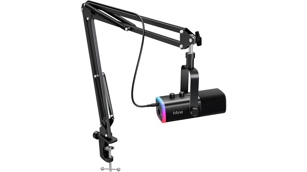 gaming microphone with boom