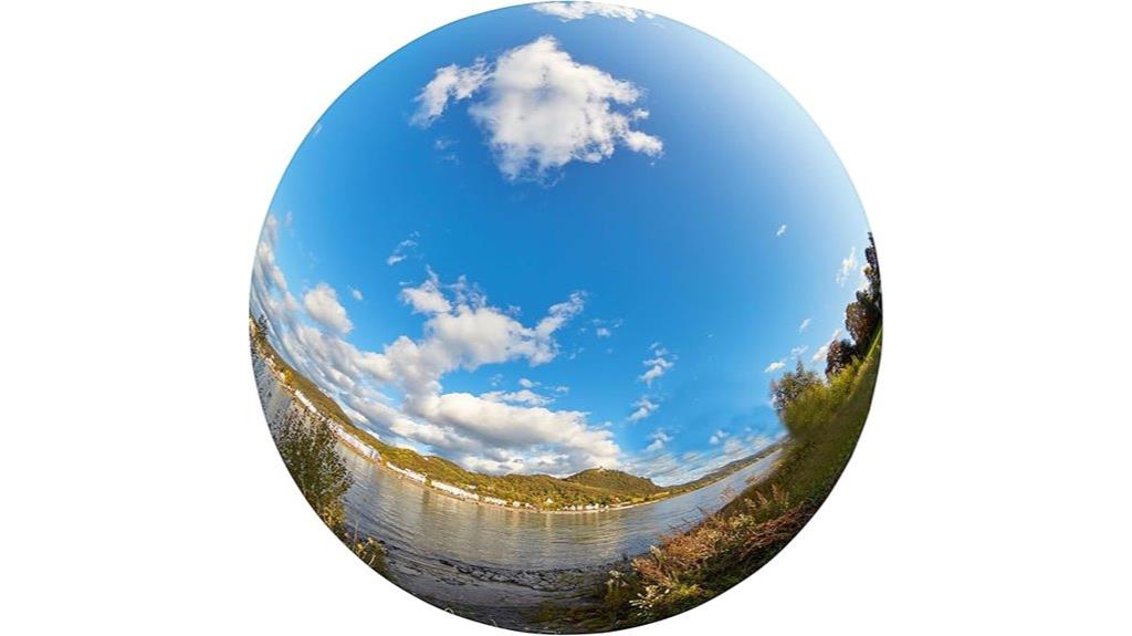 garden mirror globe