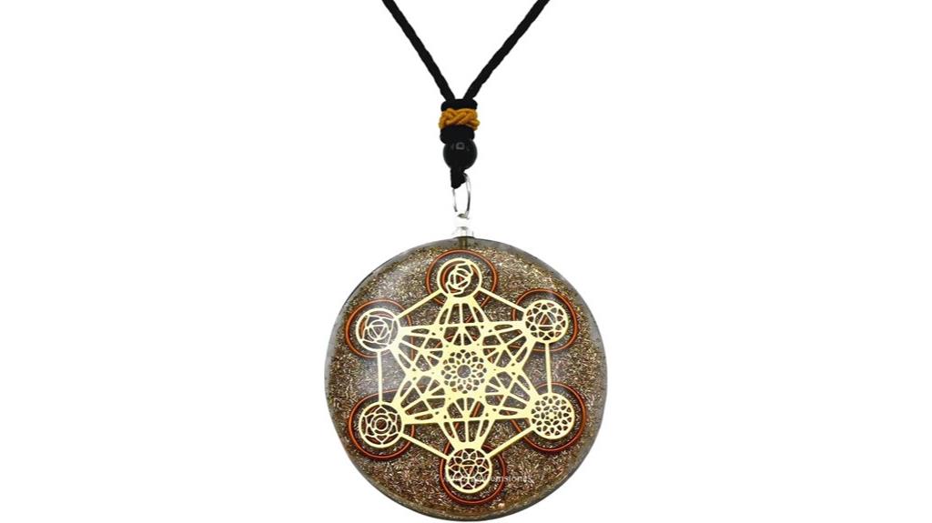 gemstone chakra orgone pendant