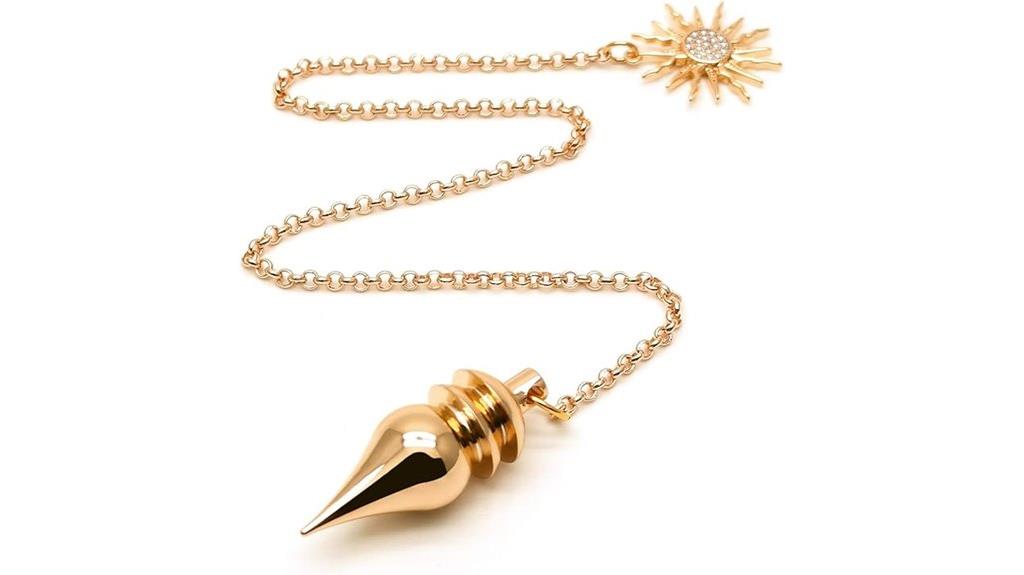 goddess brass pendulum