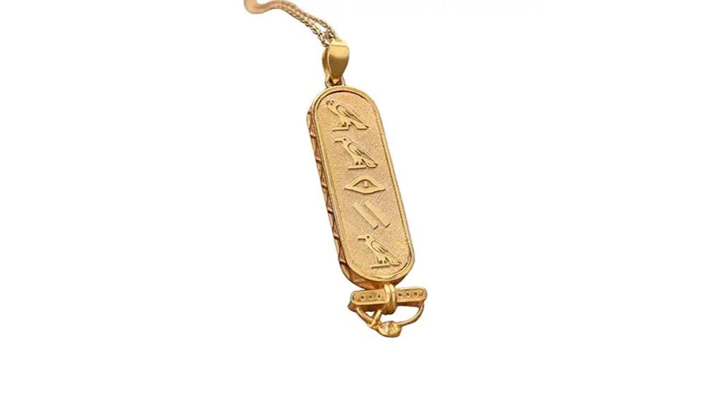 gold name necklace