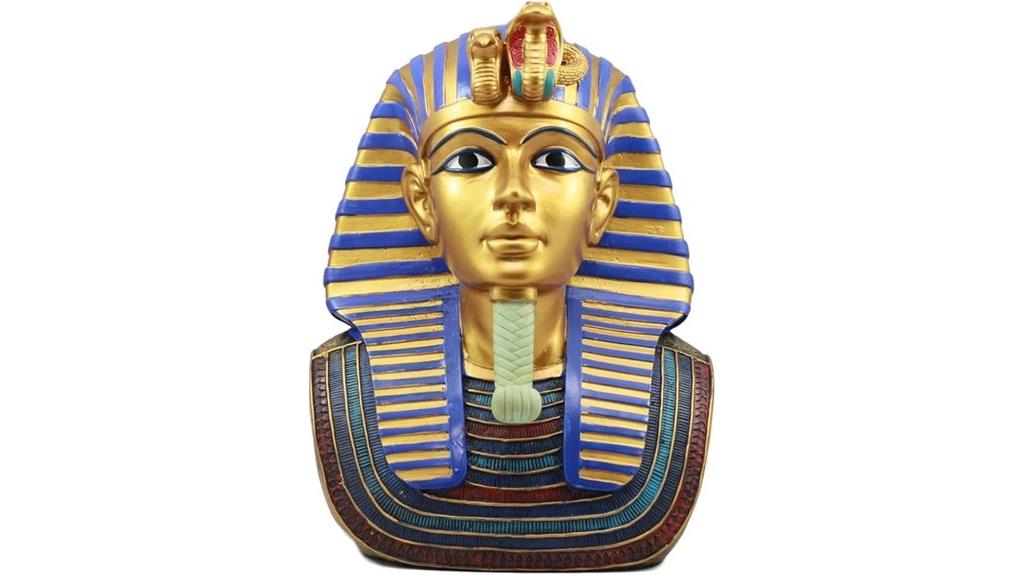 golden cobra and vulture statue