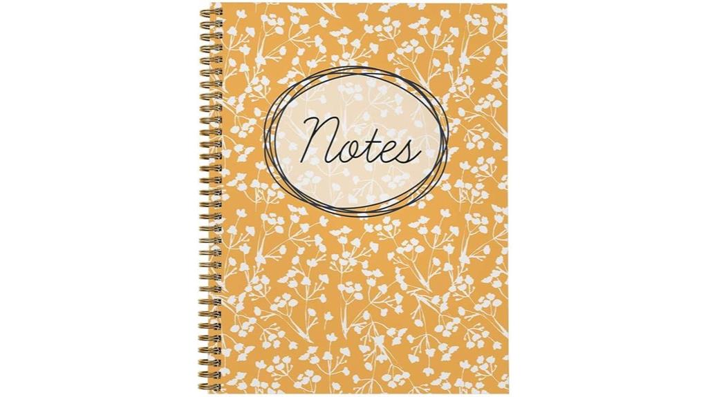 golden hour spiral notebook
