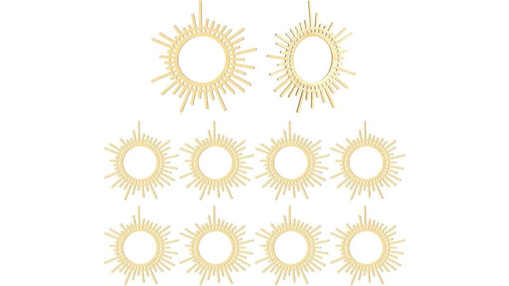 golden sun charm set