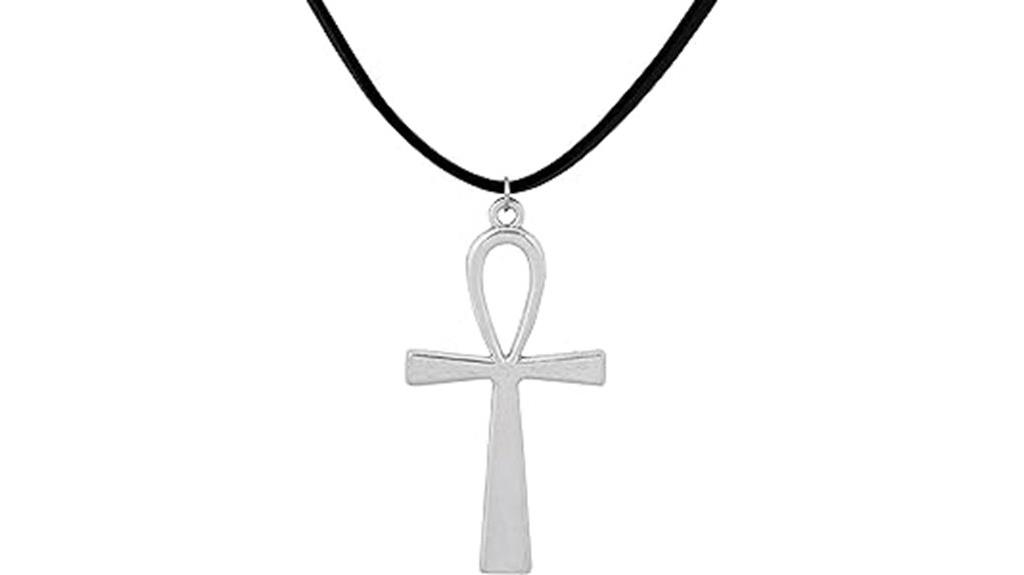 goth cross necklace gift