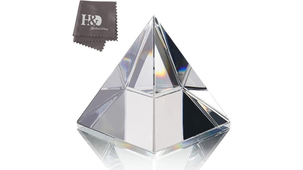 h d hyaline crystal pyramid
