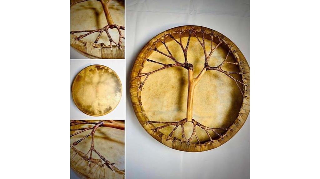 handmade goat skin drum