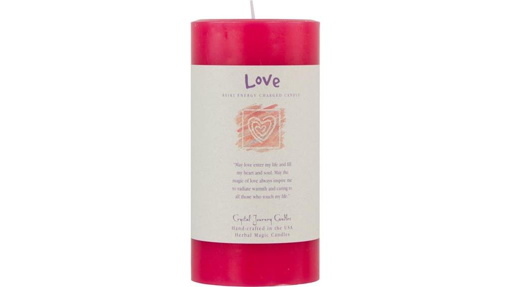 herbal magic love candle
