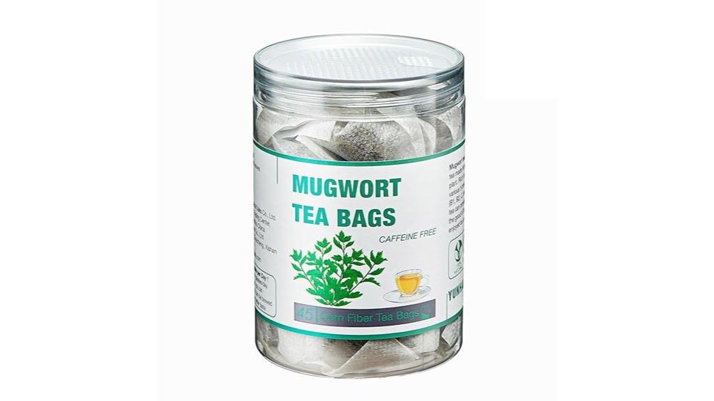 herbal mugwort tea bags