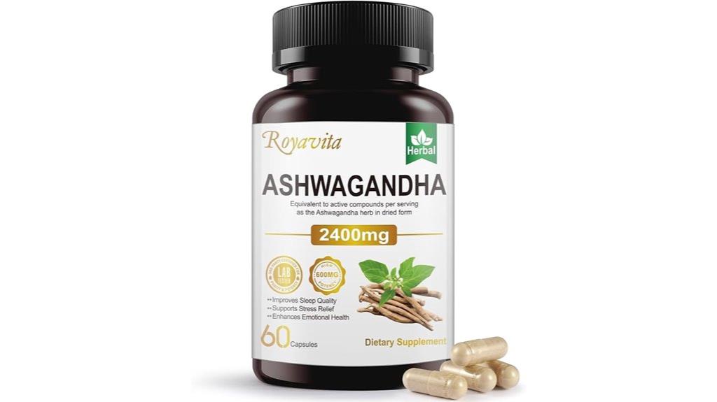 high dose ashwagandha with b12