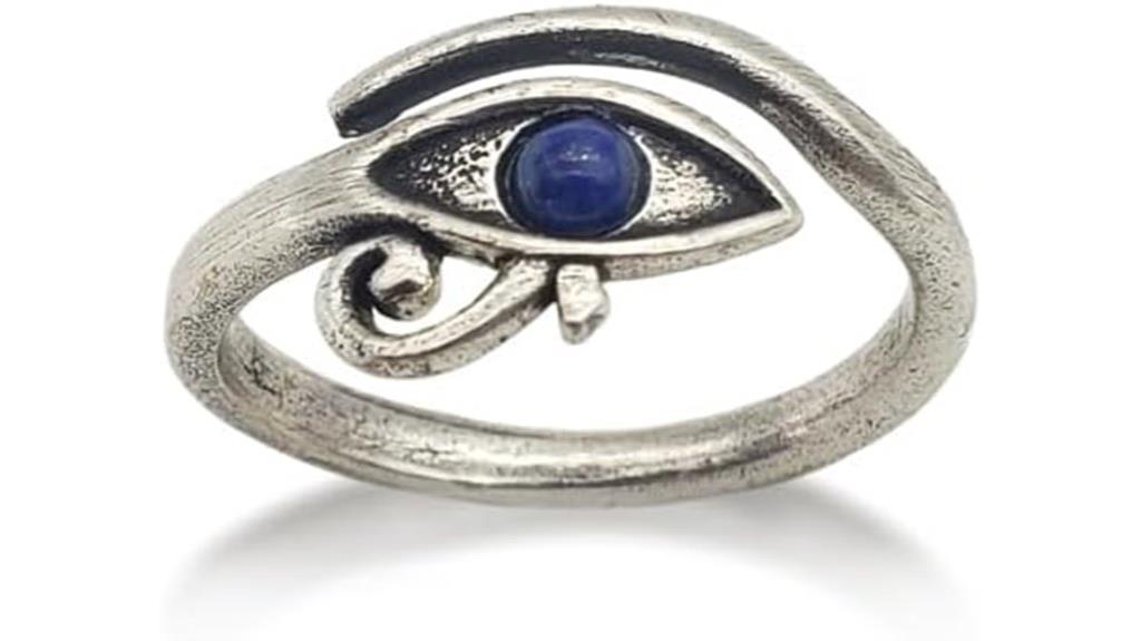 horus eye lapis ring