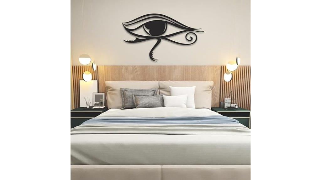 horus eye metal decor
