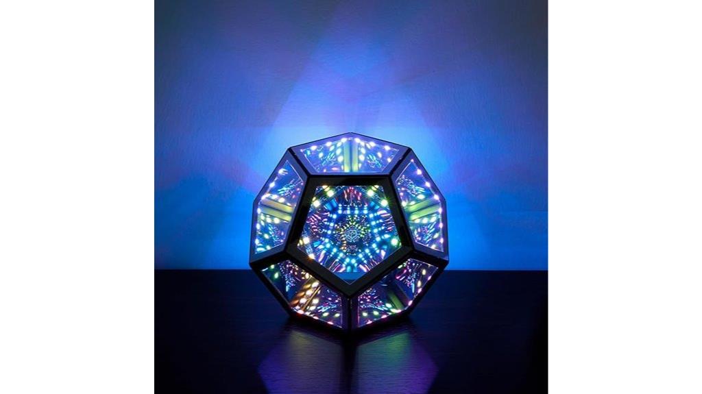 infinity dodecahedron gaming lamp