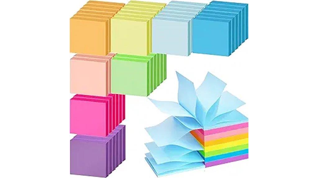large color sticky notes