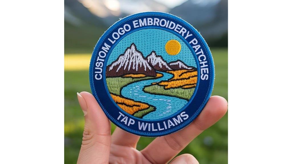 luxury custom embroidered patches