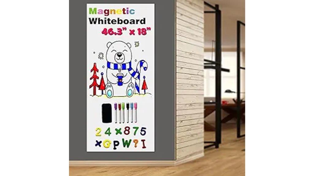 magnetic wall whiteboard kit