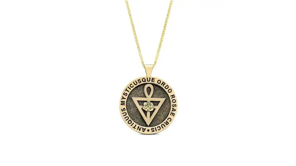 mason rosicrucian freemason pendant