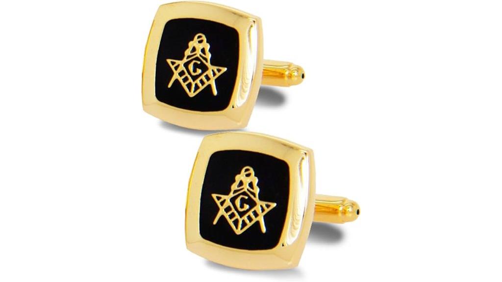masonic men s cufflinks