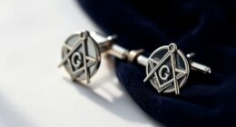 masonic symbolic cufflink collection
