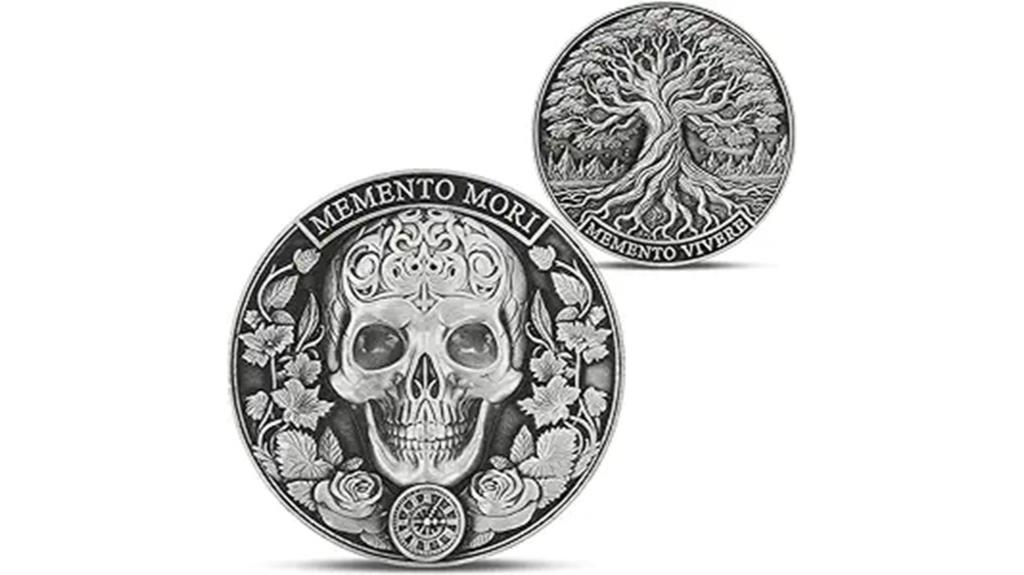 memento mori coin display