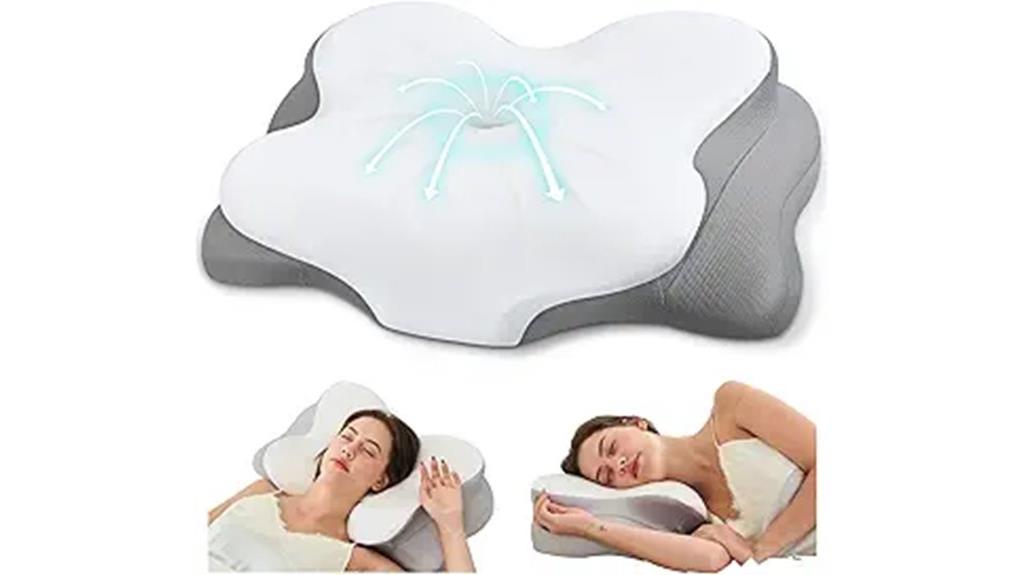 memory foam cervical pillow
