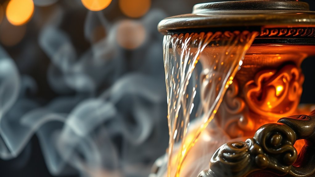 mesmerizing aromatic incense cascades