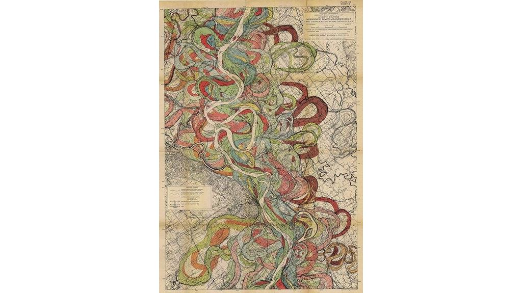 mississippi river wall art