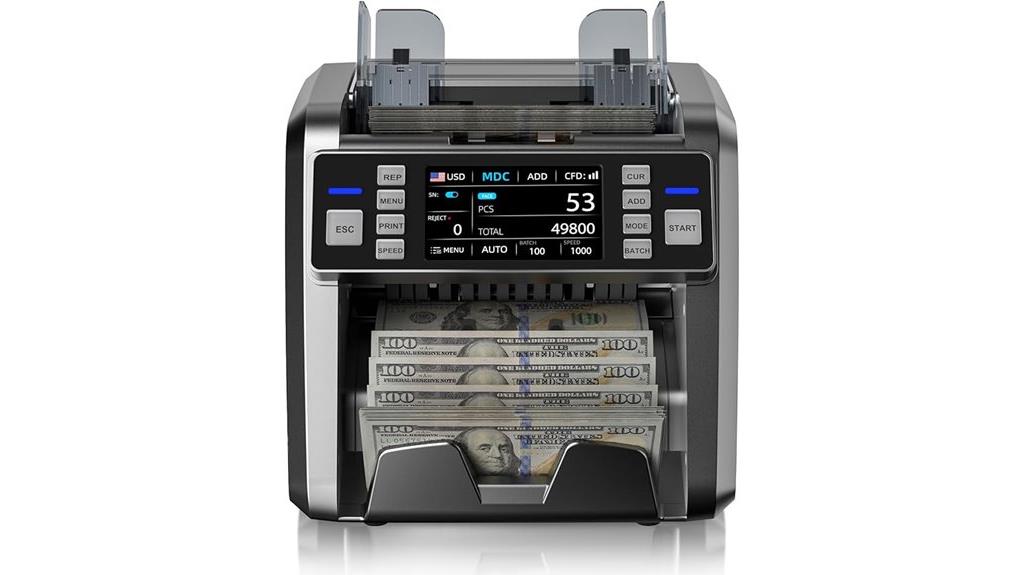 money counter with counterfeit detection