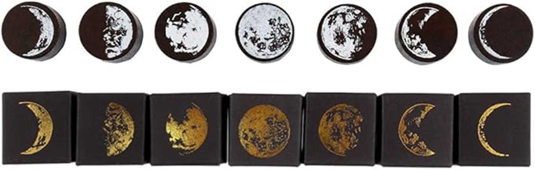 moon phases stamp set