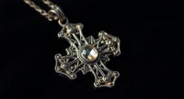 mystical rosicrucian cross pendants