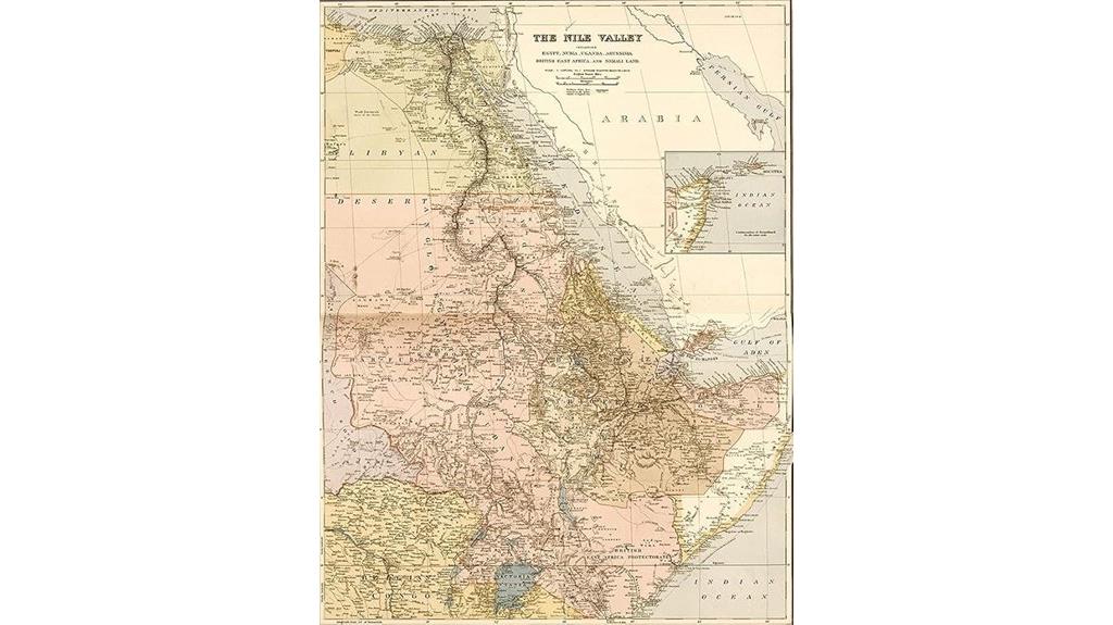 nile river valley map
