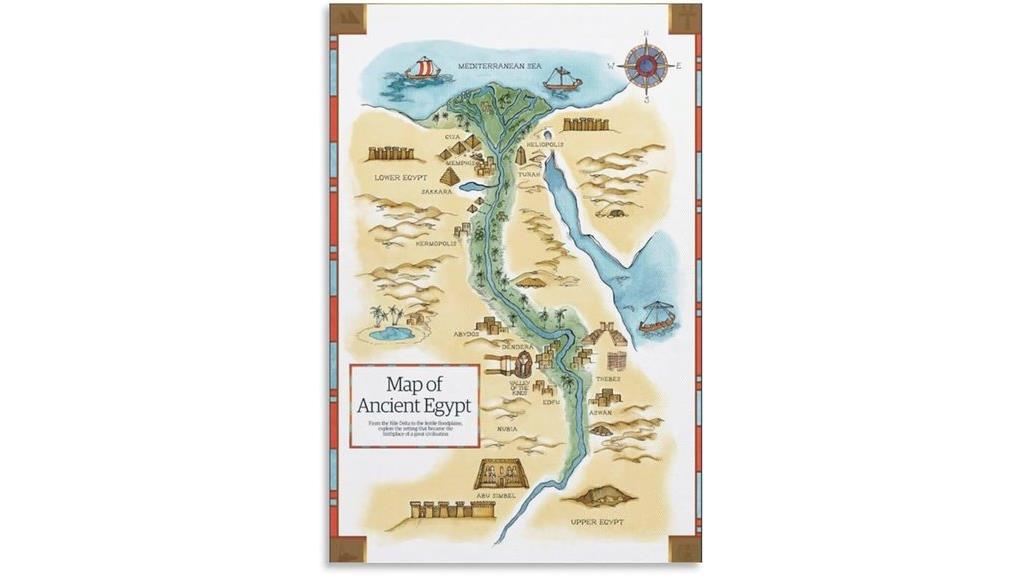nile river wall art