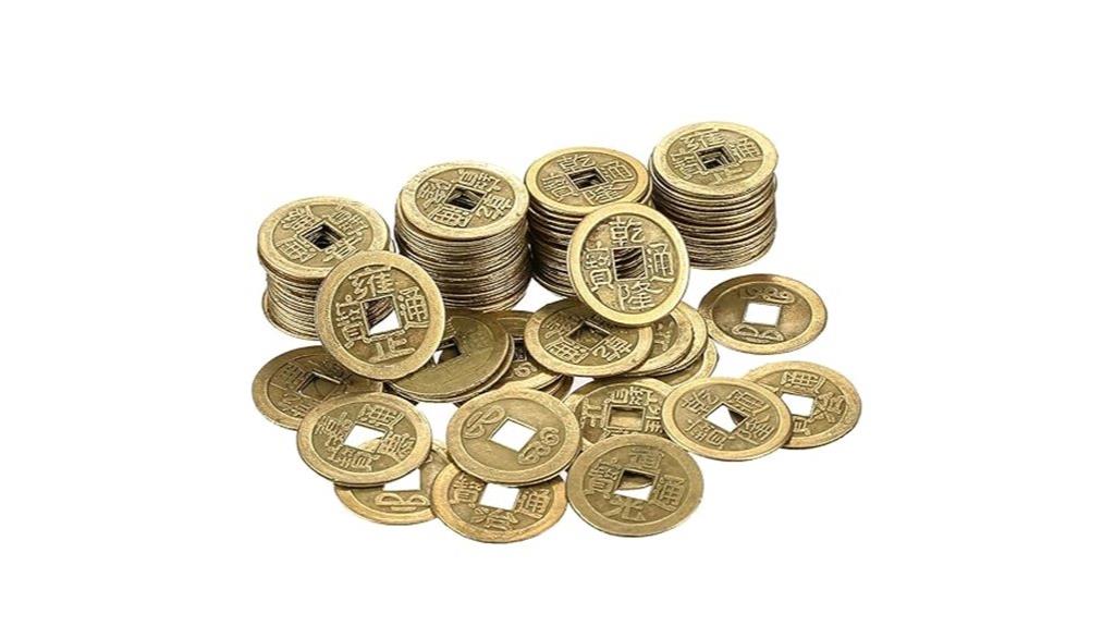 one inch chinese coins