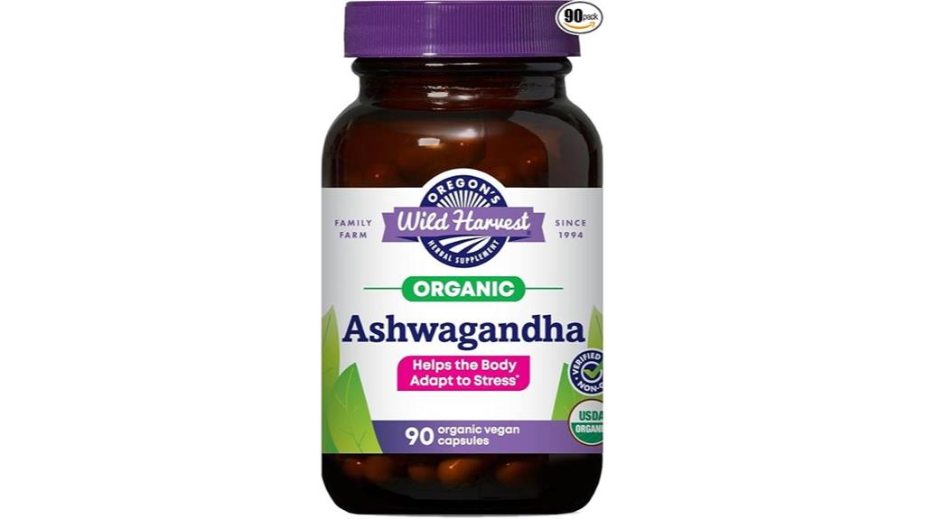 organic ashwagandha capsules 90 count
