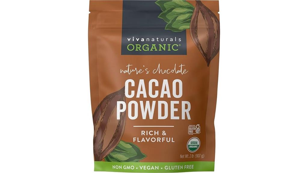 organic cacao powder 2 pounds