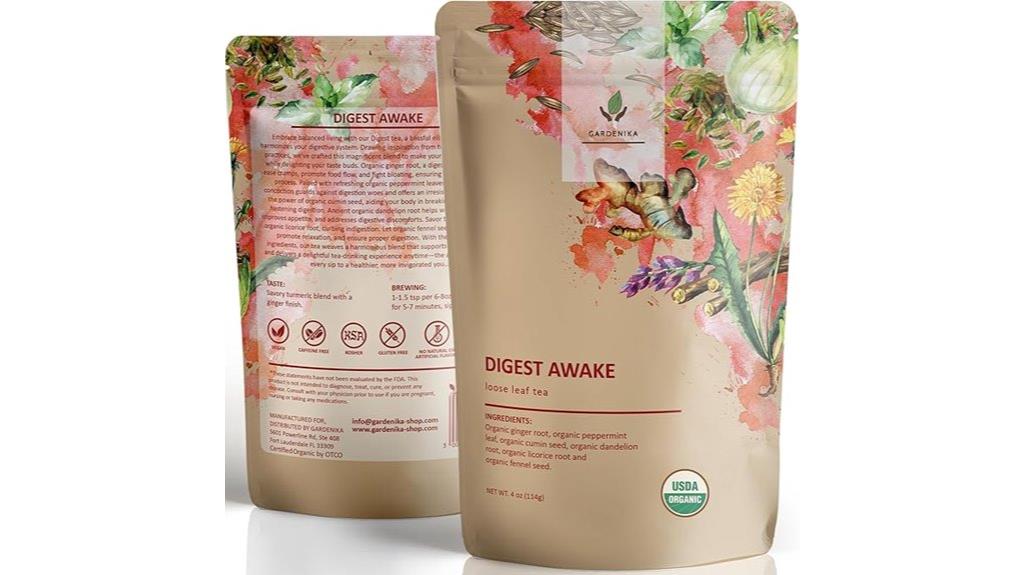 organic herbal tea blend