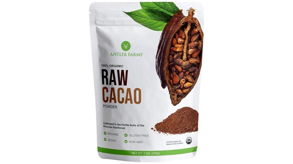 organic raw cacao powder