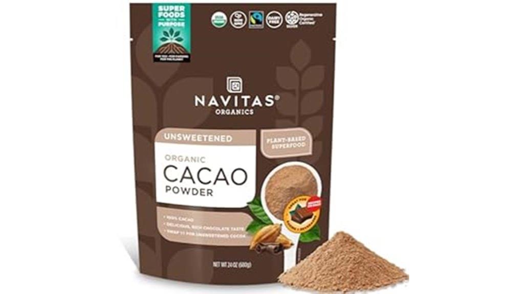 organic raw cacao powder