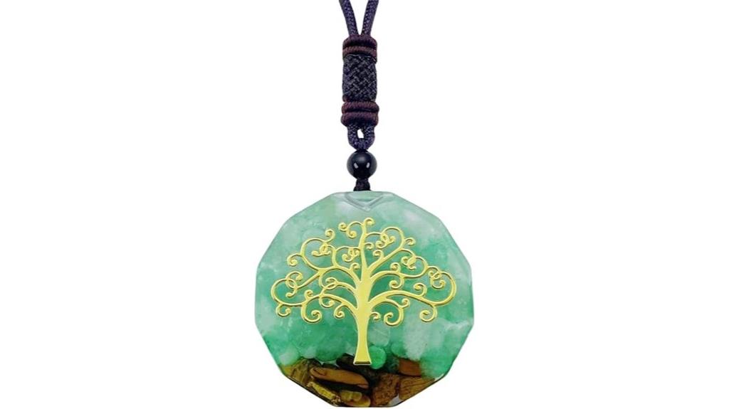 orgone tree of life necklace