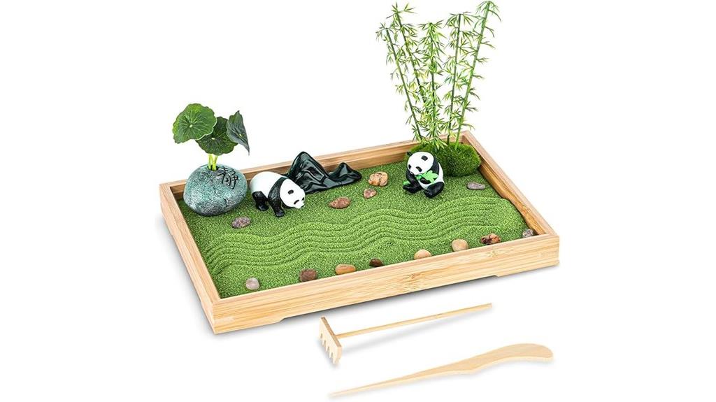 panda bamboo desk zen