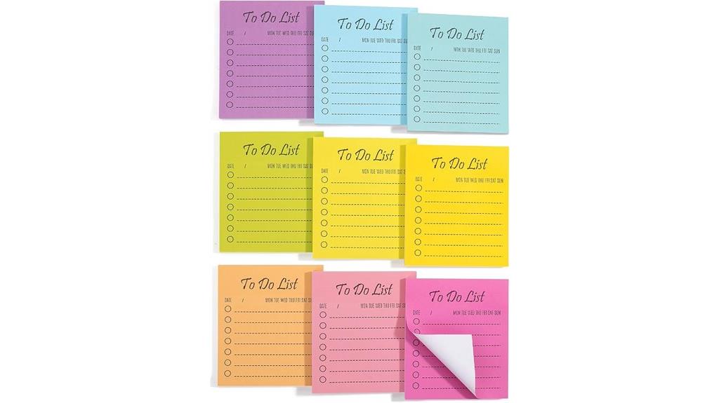 pen themed sticky note notes