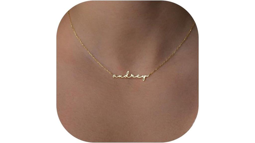 personalized tiny name necklaces