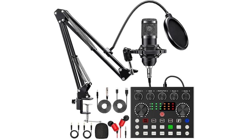 podcast microphone bundle
