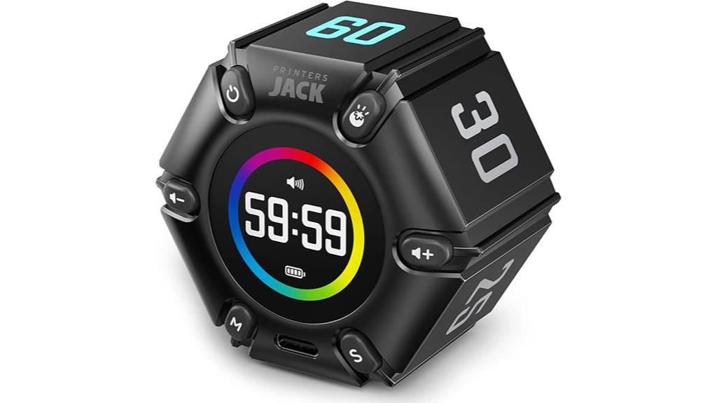 pomodoro focus timer cube