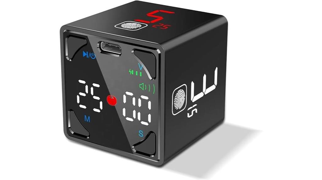 pomodoro timer cube