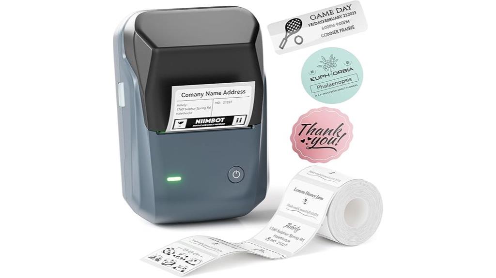 portable label maker device