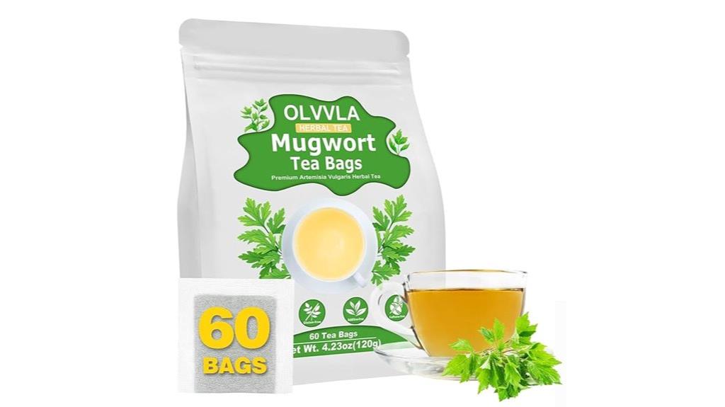 premium mugwort tea pack